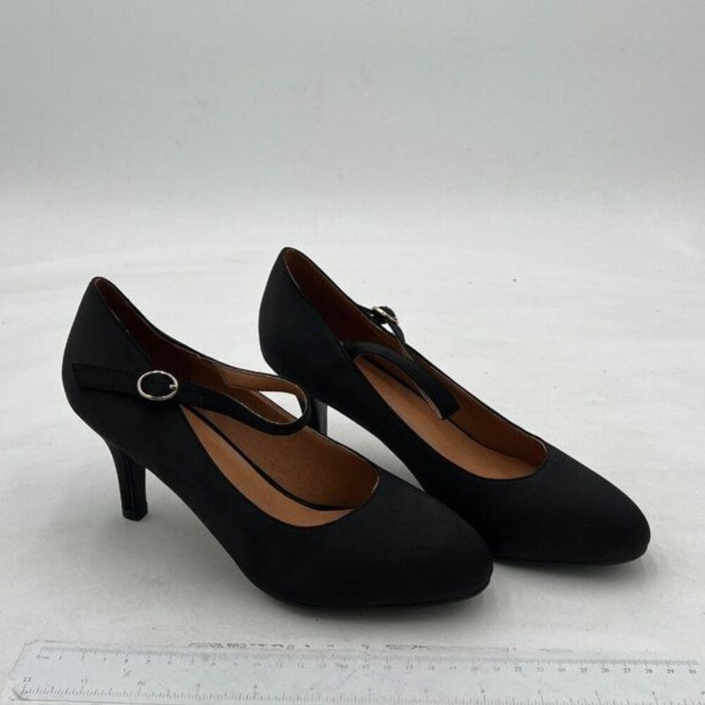 Classic Black Mary Jane Heels for Women